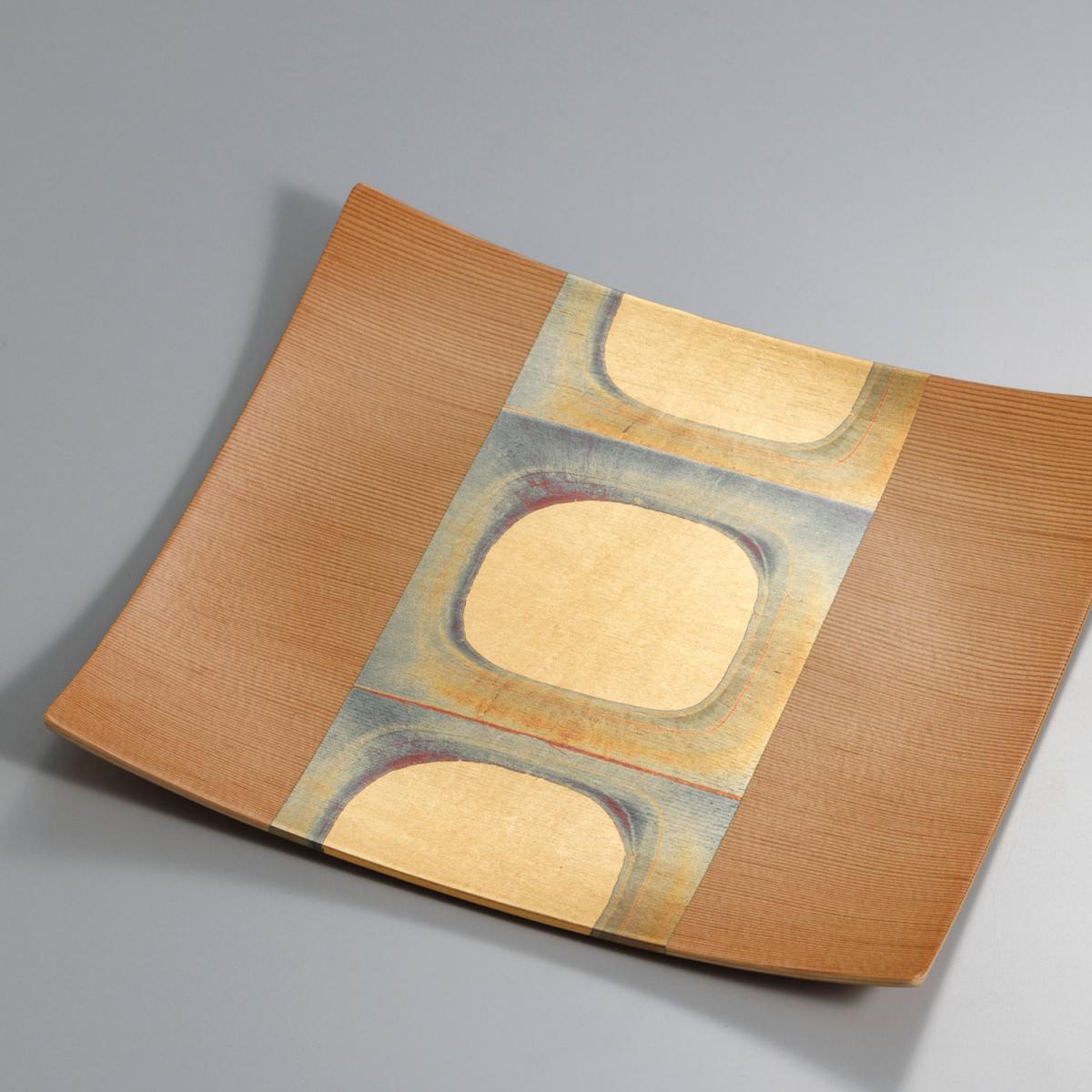 Kodaibaku Square Plate (Brown L) – 1 piece