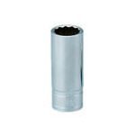 Kyoto Tool (KTC) 3/8 inch (9.5 mm) Semi-Deep Socket, 0.3 inch (8 mm), 0.3 inch (8 mm) B3M08W