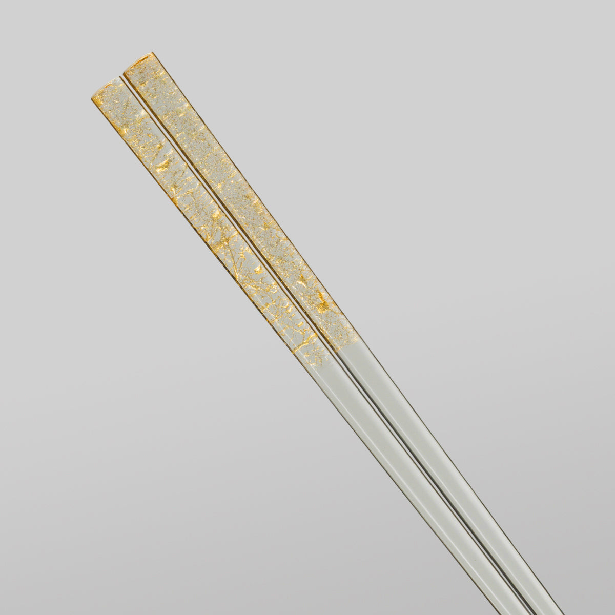 Gold & Silver Clear Chopsticks (Gold Thread)|Kanazawa Gold Leaf | HAKUICHI STYLE