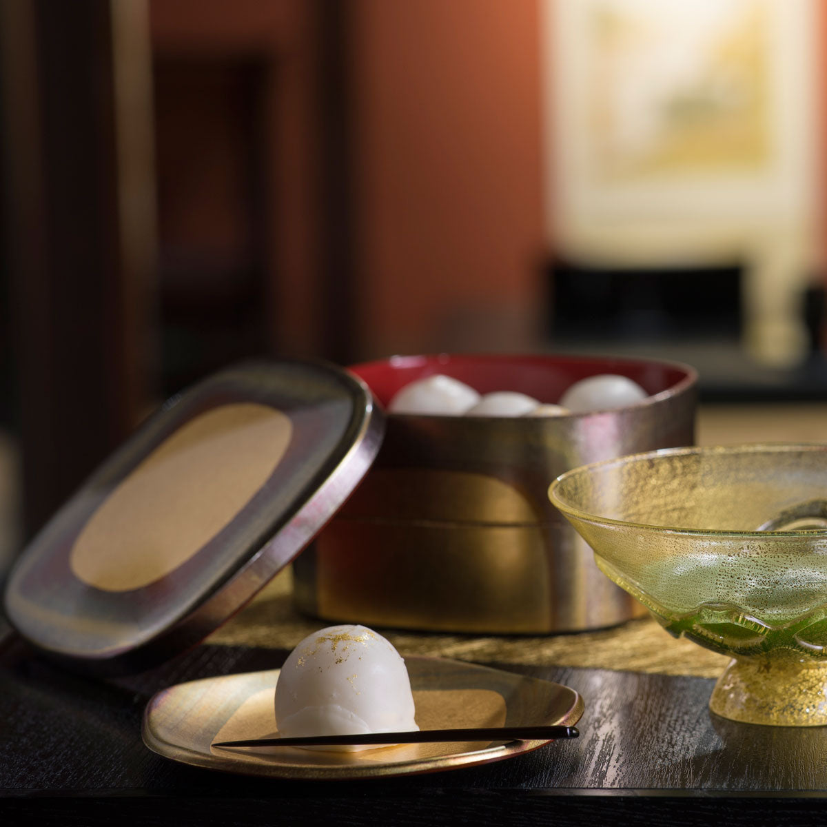 Kodaibaku Plum-Shaped Small Plates (Set of 2)