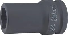 Ko-ken 16301X-35 3/4 Sq. Dr. Socket 35mm 6 point Length 75mm Thin walled