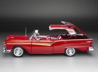 Mint Models 1957 Fairlane 500 Skyline Red in 1:18 Scale