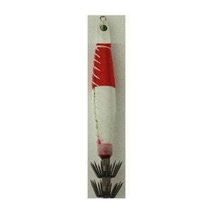 Daiwa Emerald Ika Metal Sutte, 3.3 oz (94 g), Red and White