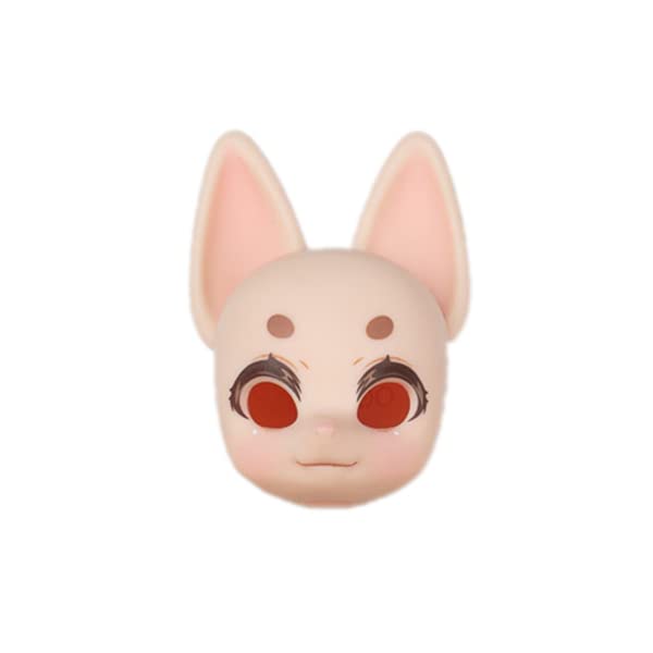 PICCODO FURRY FOX Resin Head for Deformed Dolls, Doll White