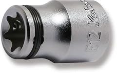 Ko-ken 3425-E12(2B) 3/8 Sq. Dr. NUT GRIP TORX E12 Socket - Length 26mm