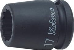 Ko-ken 14405M-21 1/2 Sq. Dr. Socket 21mm 12 point Length 38mm