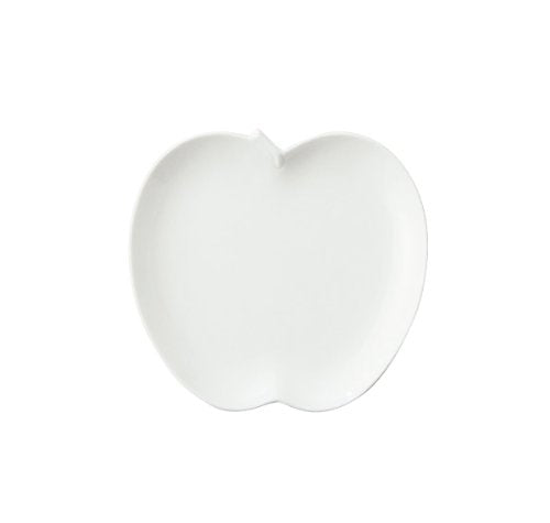Flutet AM-P07501 Apple Medium Plate, White