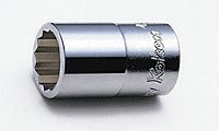 1/2 Sq. Dr. Whitworth Socket 1/4 12 Point Length 37mm by Ko-ken USA