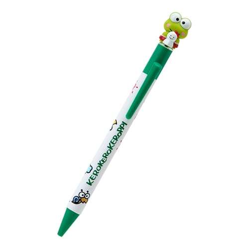 Sanrio 927015 Ballpoint Pen with Mascot, Kerokeroppi, ABS Resin, Ink Color: Black