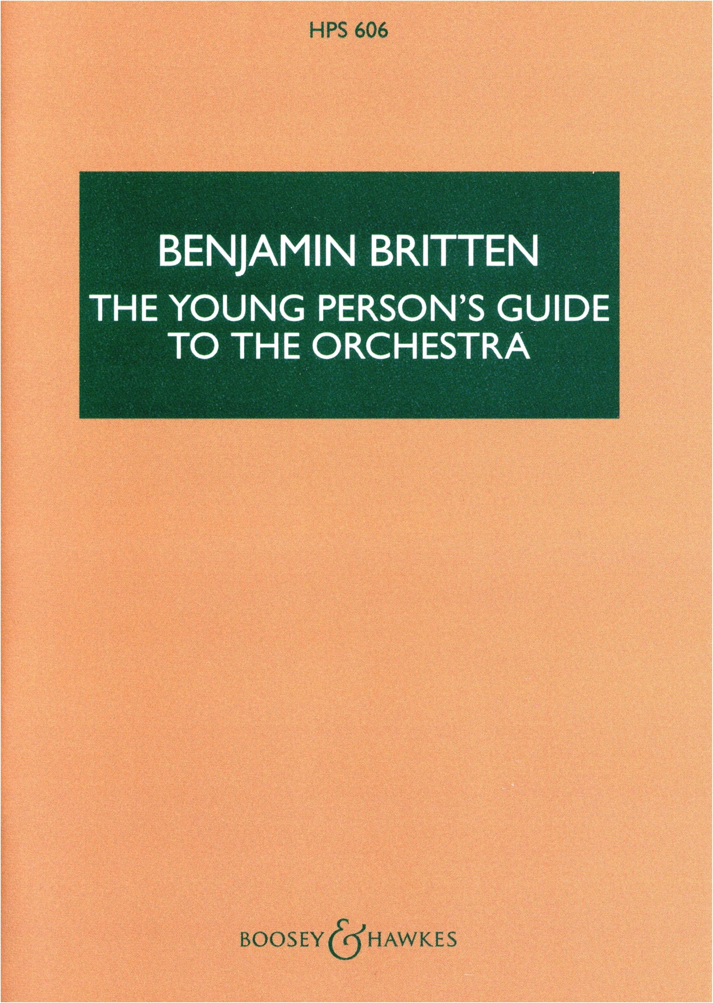Britten: The Young Person's Guide to the Orchestra Op.34 - Boosey & Hawkes Score