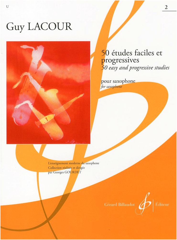 Georges Lecour: 50 Easy & Progressive Etudes for Saxophone, Vol. 2