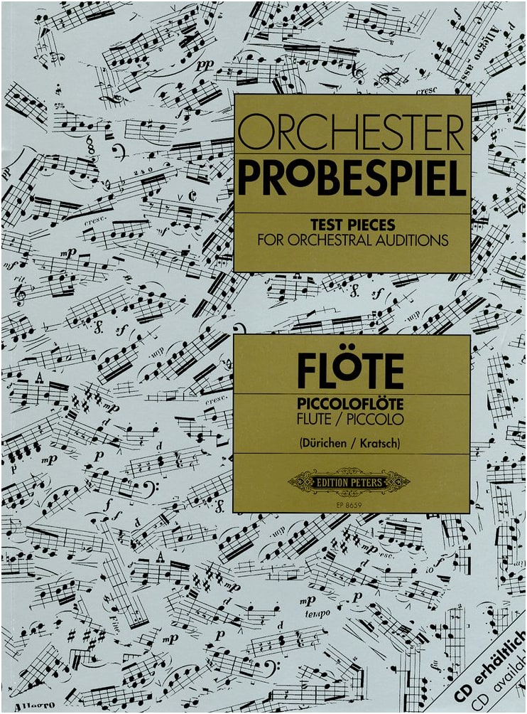 Flute Excerpt Etudes for Orchestra Auditions: German Orchestra Union Certified