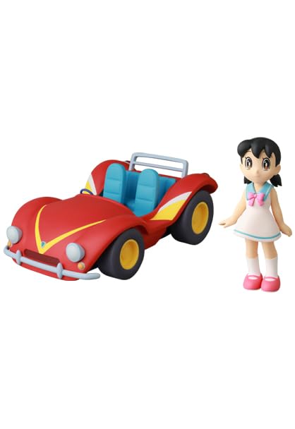 Medicom Toy UDF Ultra Detail Figure No. 873 Doraemon Movie Shin Nobita Kiiwachi Shizuka & Underwater Buggy, Total Height Approx. 3.4 inches (87 mm), Non-Scale, Pre-Painted Complete Figure