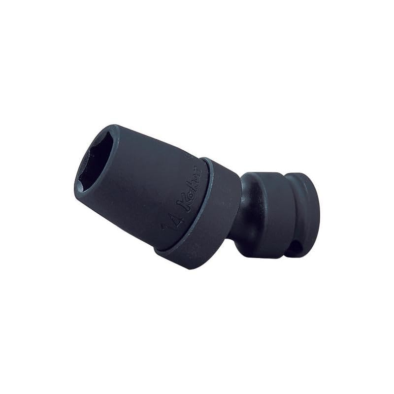 Ko-ken 13440M-24 3/8 Sq. Dr. Impact Universal 24mm 6 Pt Socket 63mm
