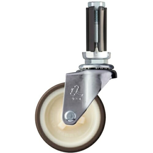Hammer Pipe Insert Swivel Urethane Wheel (Nylon Wheel) 2.6 inches (65 mm) Diameter 0.7-0.8 inches (19-21 mm) 4202EU-UR65