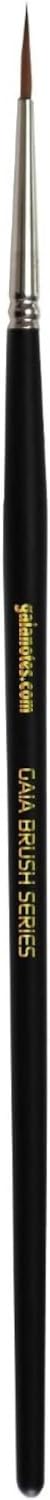 Gaianotes 81127 Brush Series BSL01 Premium Sable Liner Brush #1 Paint Tool