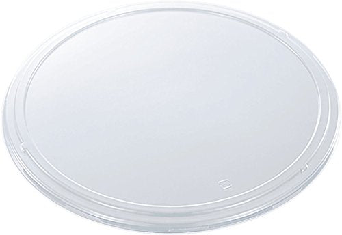 Chuo Chemical Disposable Sushi Tub Lid, Made in Japan, DX Round Tub, 70 Anti-Fog Lid, Pack of 10, Size: Approx. 17.8 x 17.8 x 0.6 inches (45.1 x 45.1 x 1.6 cm), Transparent