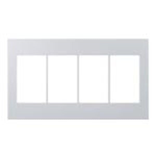 Panasonic WTA8104CS Select Switch Plate, Advanced S, Silver, Width 8.2 x Depth 2.7 x Height 4.7 inches (208 x 6.8 x 120 mm)