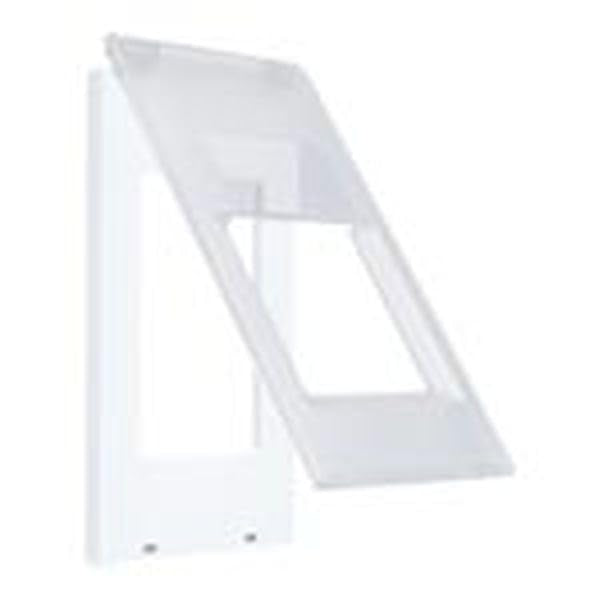 Panasonic WTA795139W Advanced Series Switch Plate with Protective Cover, 1 Row for Triple Handle Top Cover, White, Width 2.8 x Depth 5.1 x Height 5.0 inches (72 x 13 x 127 mm)