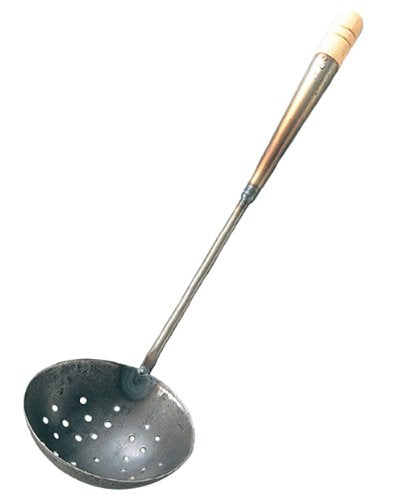 Iron Perforated Chinese Ladle, Large (φ5.1 inches (130 cm))