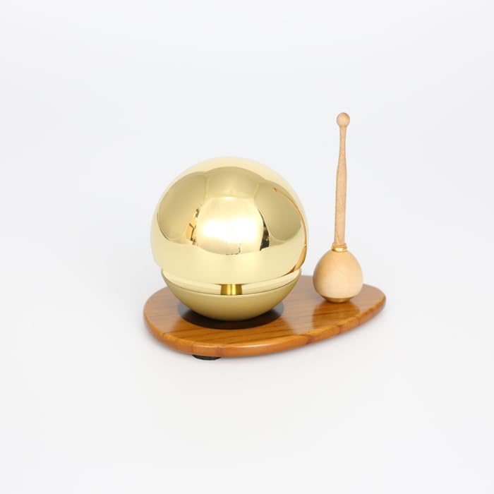 Kyoto Altar Hayashi Tamayura Rin Set, Tamayura Rin Set, 1.8 Dimensions, Rin Stand, Rin Rod, Diameter 2.2 inches (55 mm)