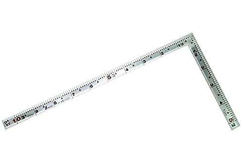 Shinwa Sokutei 10529 Winding Metal for Carpentry Back Angle Scale Silver 1 Scale