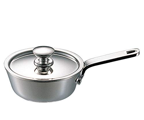 Sanho Sangyo 03110670 Sauce Pan, Silver, 2.8 inches (7 cm), Petite Sauce Pan