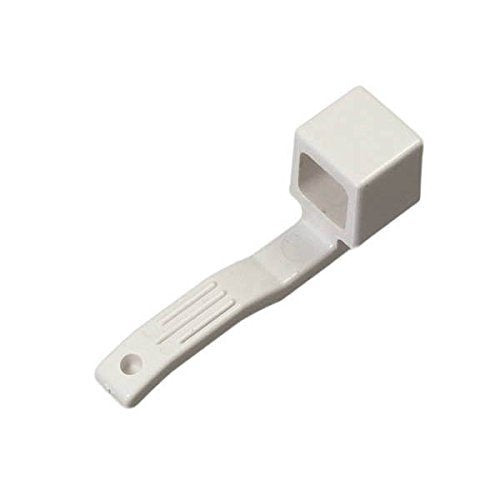 aiwa Metal Cube/Olive Handle Towel Clips White