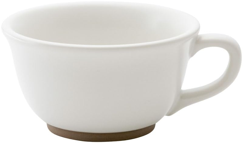 Koyo Pottery 16110054 Harvest, Morning White, One-Handed Soup Cup, Dishwasher Safe, Made in Japan
