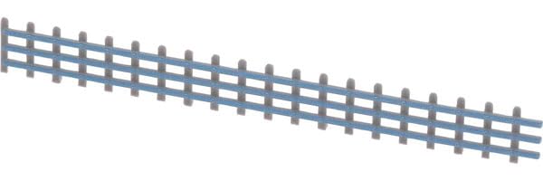 Green Max N Gauge 2573 Tinted 鉄路 Fence (Concrete, Blue)