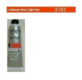 Blick Artists' Acrylic, Cadmium Red Light Hue , 2 oz