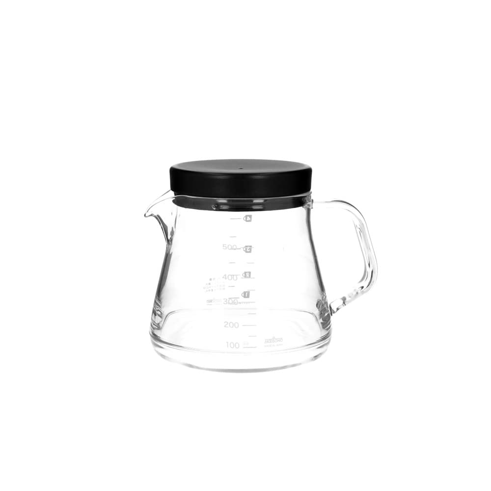 Akebono Sangyo TW-3732 Unbreakable Coffee Server, 16.9 fl oz (500 ml), Made in Japan, Resin, Microwave Safe, Dishwasher Safe, Graduated Marked