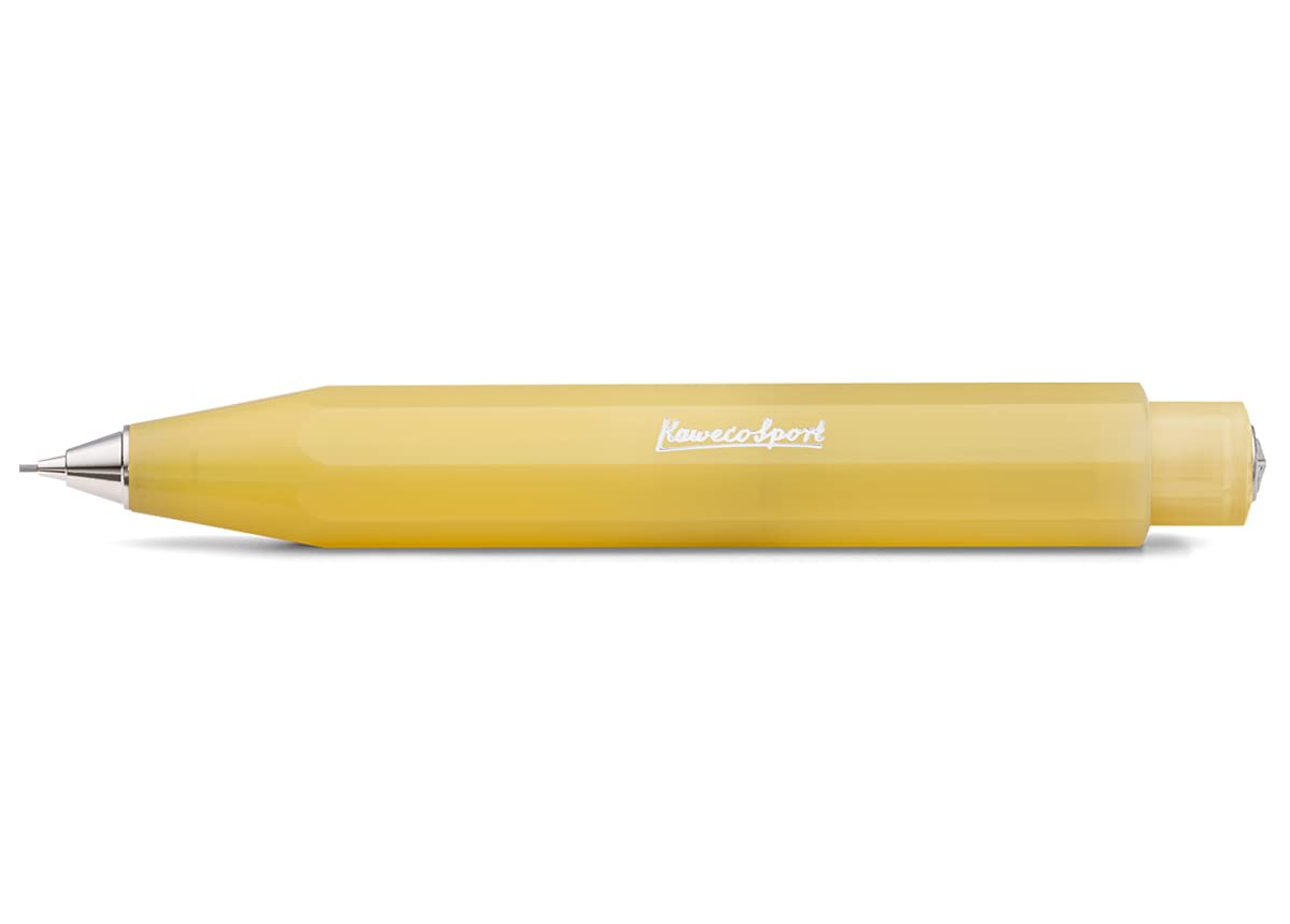 Kaweco FROSTED SPORT Mechanical Pencil Sweet Banana 0.7 mm HB I Exclusive Lead Pencil in Classic Design 10.5 cm I Refillable