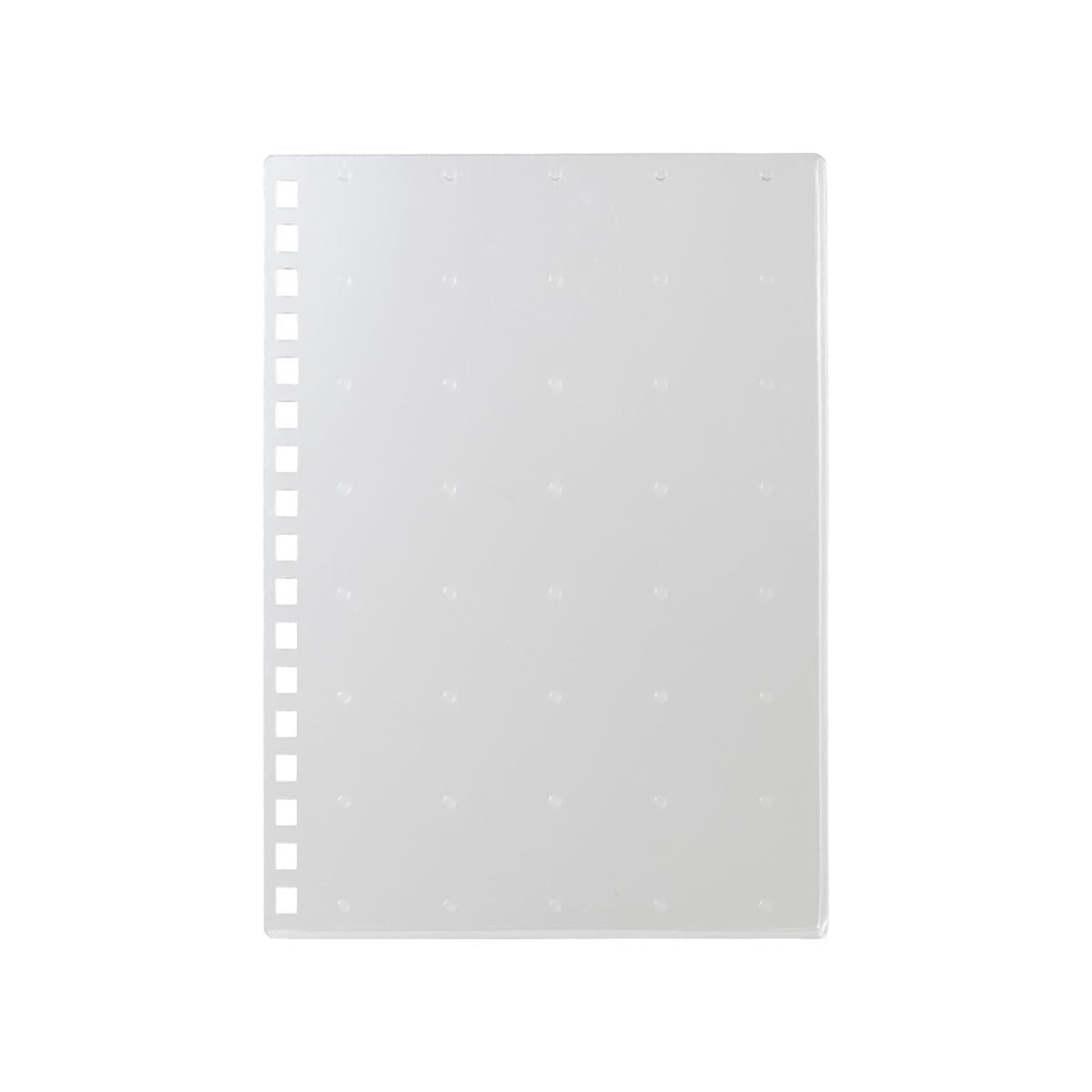 Lihit Lab Customized Open Ring Notebook, Pocket Type Cover, A6, Crystal, N2921-25