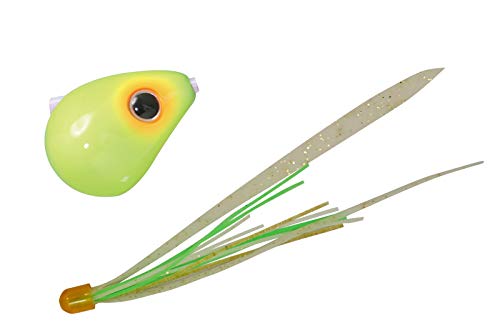 JACKALL F201 Explosive Lead Type Bin Ball Slide, 7.9 oz (200 g) Hot Chart/Squid Glow T+