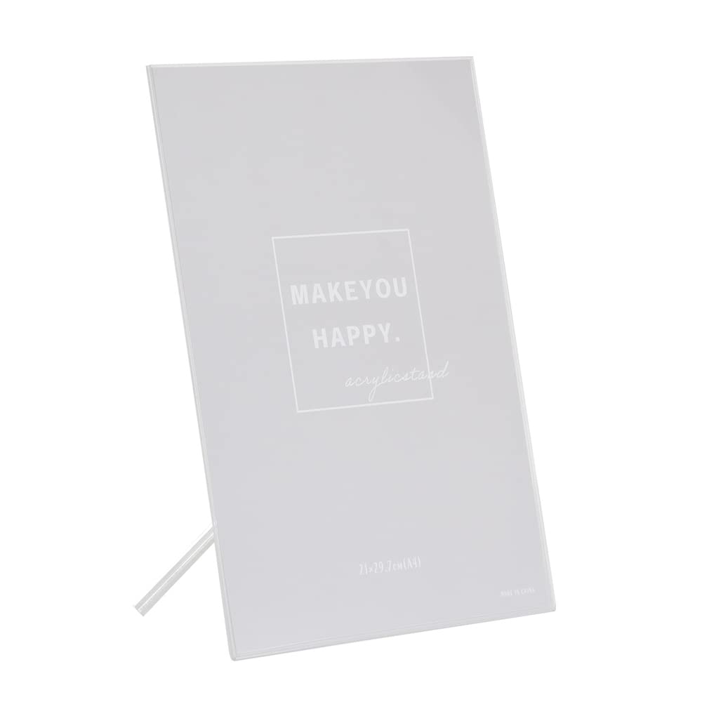 KING 824042 Acrylic Stand, A4, 8.3 x 11.7 inches (21 x 29.7 cm), Pop Display