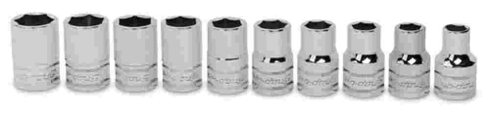 Snap-on 310TWMYA 1/2" Socket Set, Short, 6 Point, mm Size