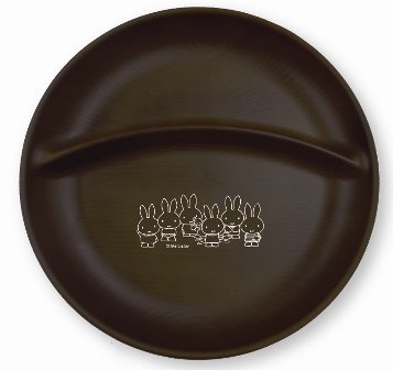 Mario Craft DBY-002 One Plate, All Miffy Miffy, Height 1.2 x Diameter 9.4 inches (3 x 24 cm)