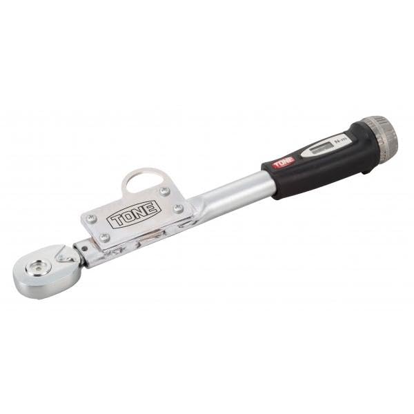 TONE T3MN100SWH Preset Torque Wrench (Direct Set, Main Unit Socket Drop Prevention Type), 0.3 inch (9.5 mm) Drive Angle (3/8 inch), Black, 100 N·m