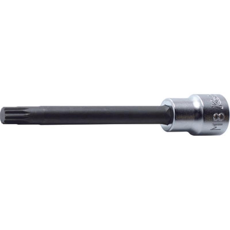 Ko-ken 3020.100-M6 3/8 Sq. Dr. Bit Socket XZN M6 Triple Square Length 100mm