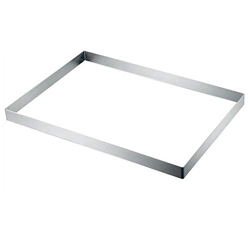 本間製作所 Honma Seisakusho 64113 Cake Pan, Silver, Outer Diameter 18.7 x 12.8 inches (473 x 323 mm), Heavy Duty Cercle, Durable 1/1 x 30