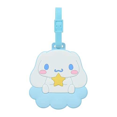 Sanrio 681750 Luggage Tag, Cinnamoroll, PVC, PET, Paper Name Card Included