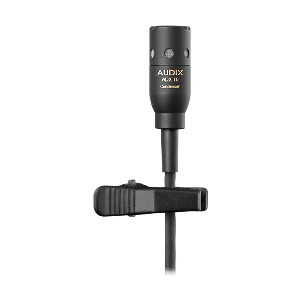 AUDIX ADX10 Cardioid Condenser Lavalier Microphone with TA3F Connector Wireless - Black