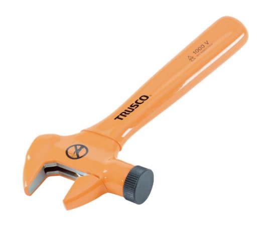 TRUSCO TZMR-300F Insulated Monkey Wrench, 11.8 inches (300 mm)