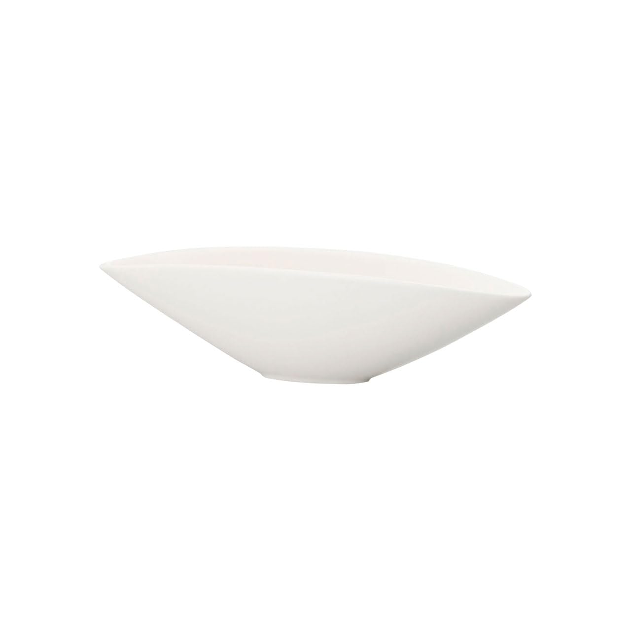Clay CC366604-100 Flower Base, Porcelain, White Vase, 1 Piece