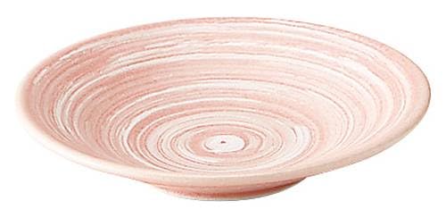 Hanaden Koyo 53194010 Koyo Pottery Flower Dance Ripple 4.0 Plates, Japanese Tableware, Mino Ware, Dishwasher Safe, Made in Japan