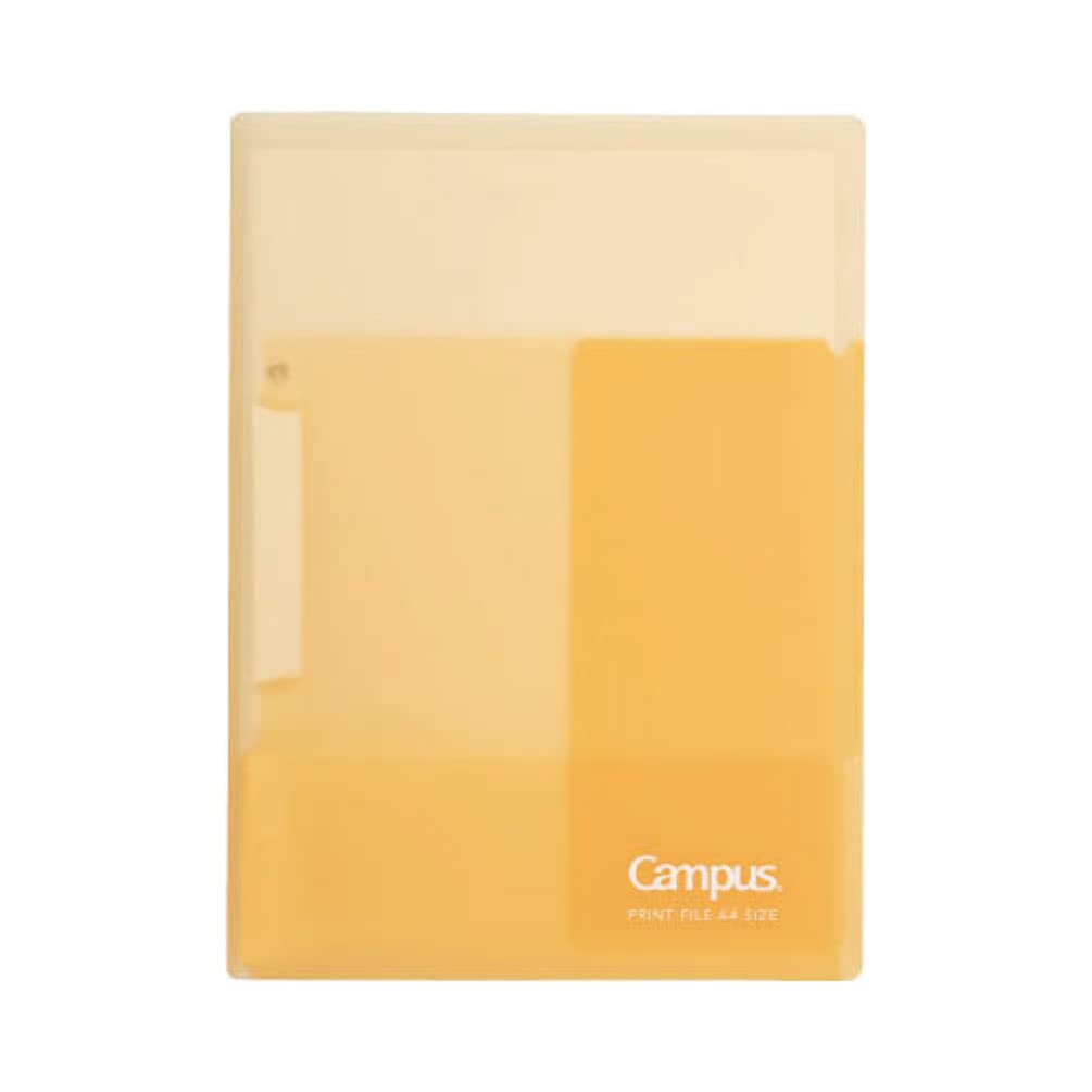 Kokuyo Portfolio Folder with Pockets for Paper Organization, Heavy Duty Pocket Folder Fits US Letter & A4,Dual-Purpose Clip & Pocket Design (FU-CE755Y)