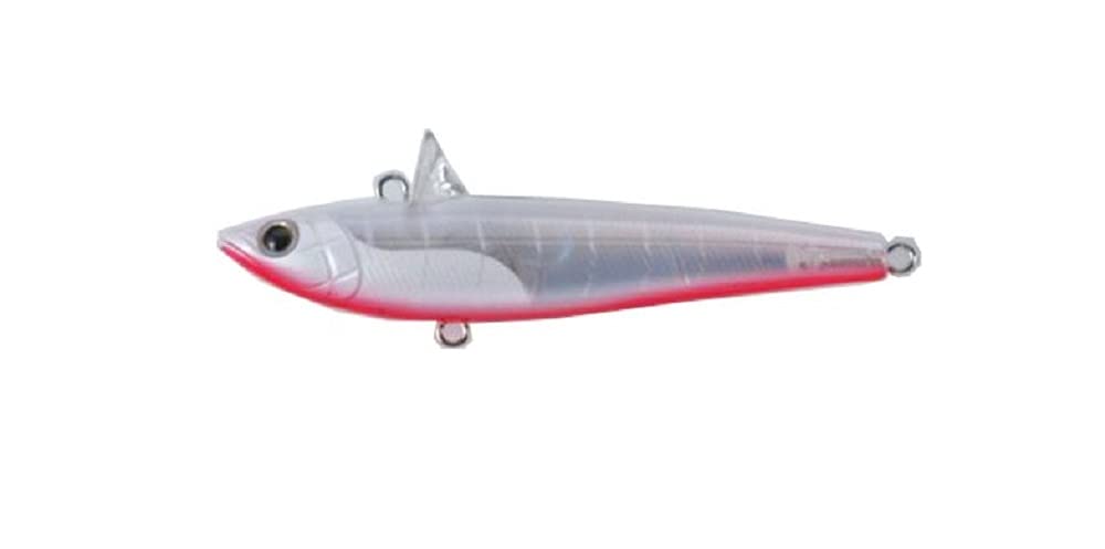 TackleHouse Vibration R.D.C Rolling Bait, 2.6 inches (66 mm), 0.4 oz (12 g), PP Pearl White/Red Berry #P03 RB66 Lure