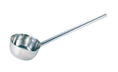 18-8 Ladle with Long Handle, Diameter 9.4 inches (24 cm) x Handle 19.7 inches (50 cm)