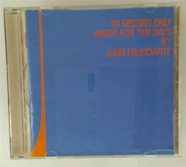 To Record Only Water for Ten Days